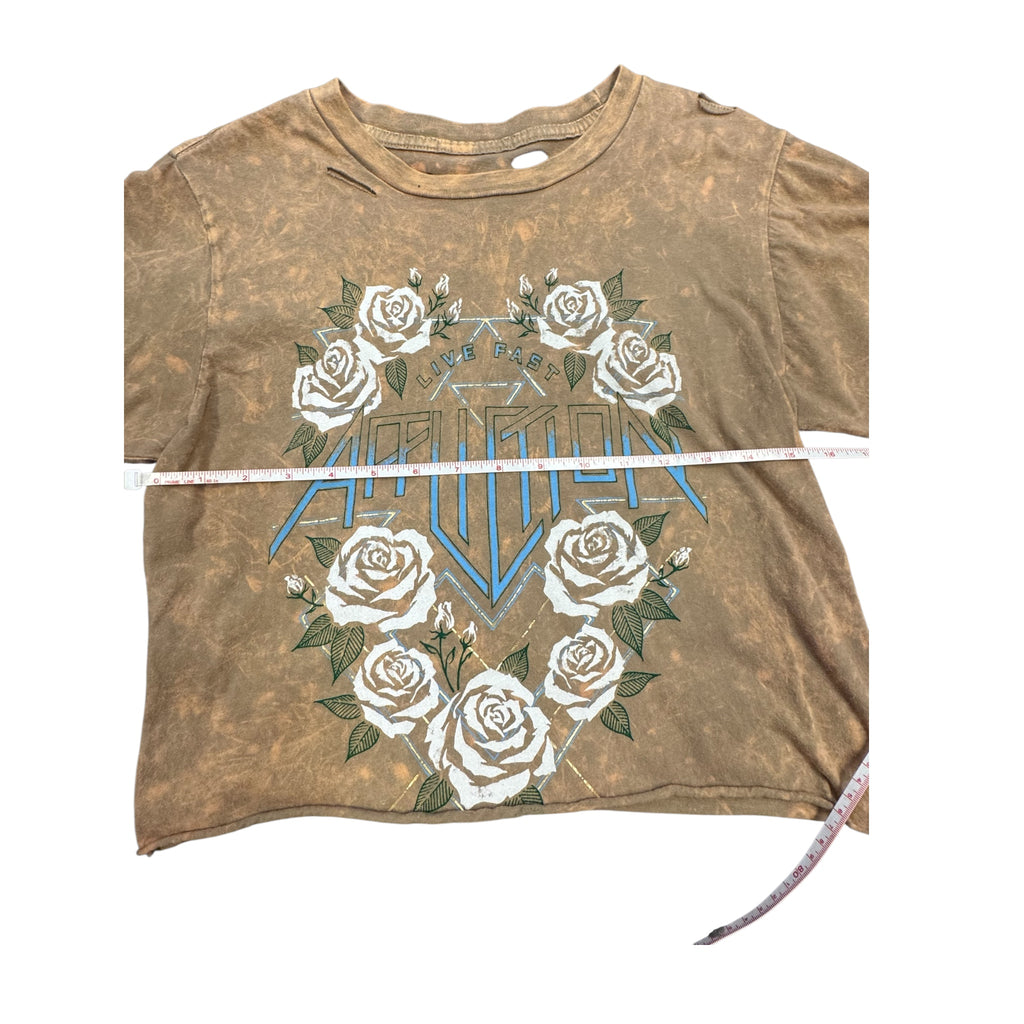 Affliction Live Fast Camel Graphic Size Medium-RF