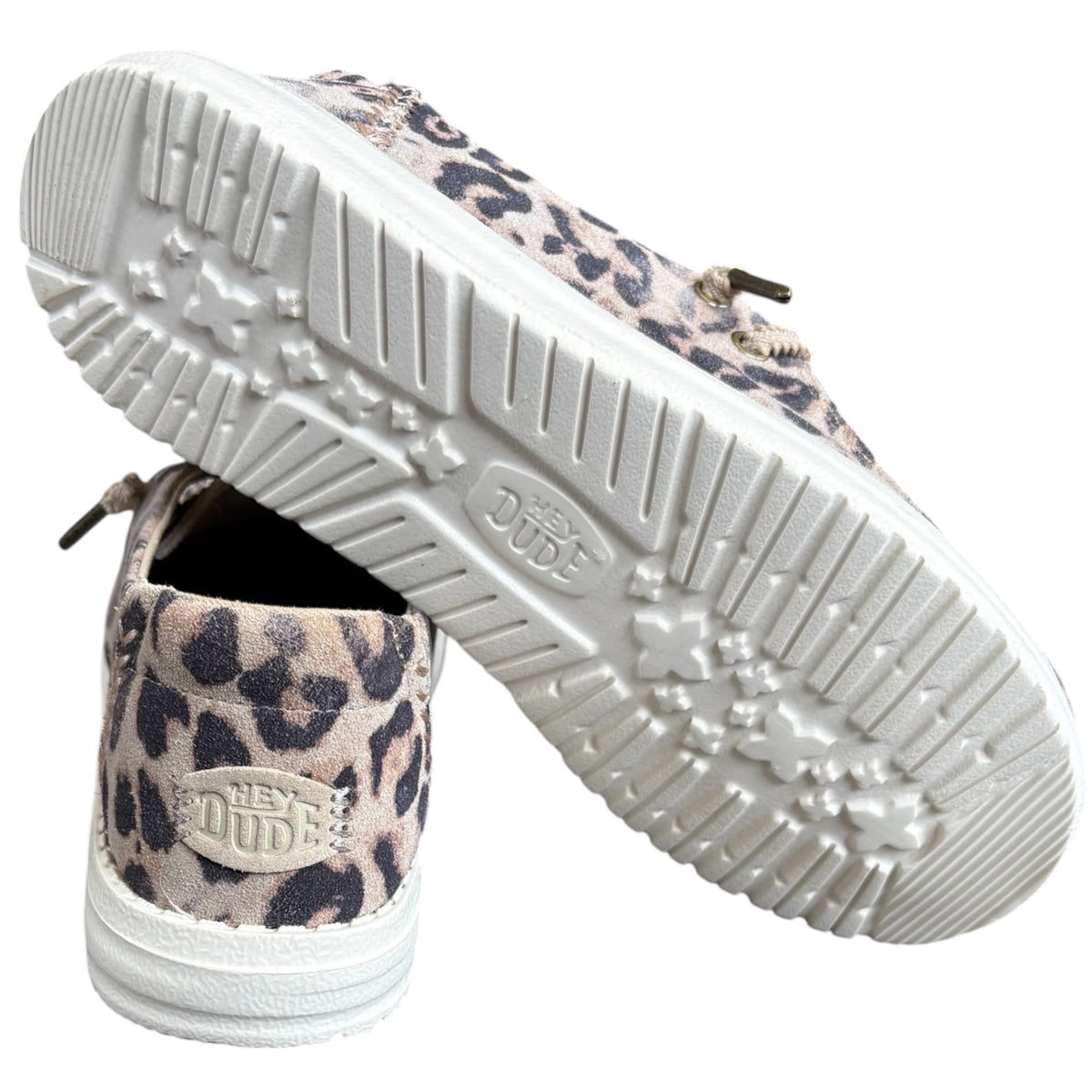 Hey Dude Wendy Craft Suede Taupe Leopard