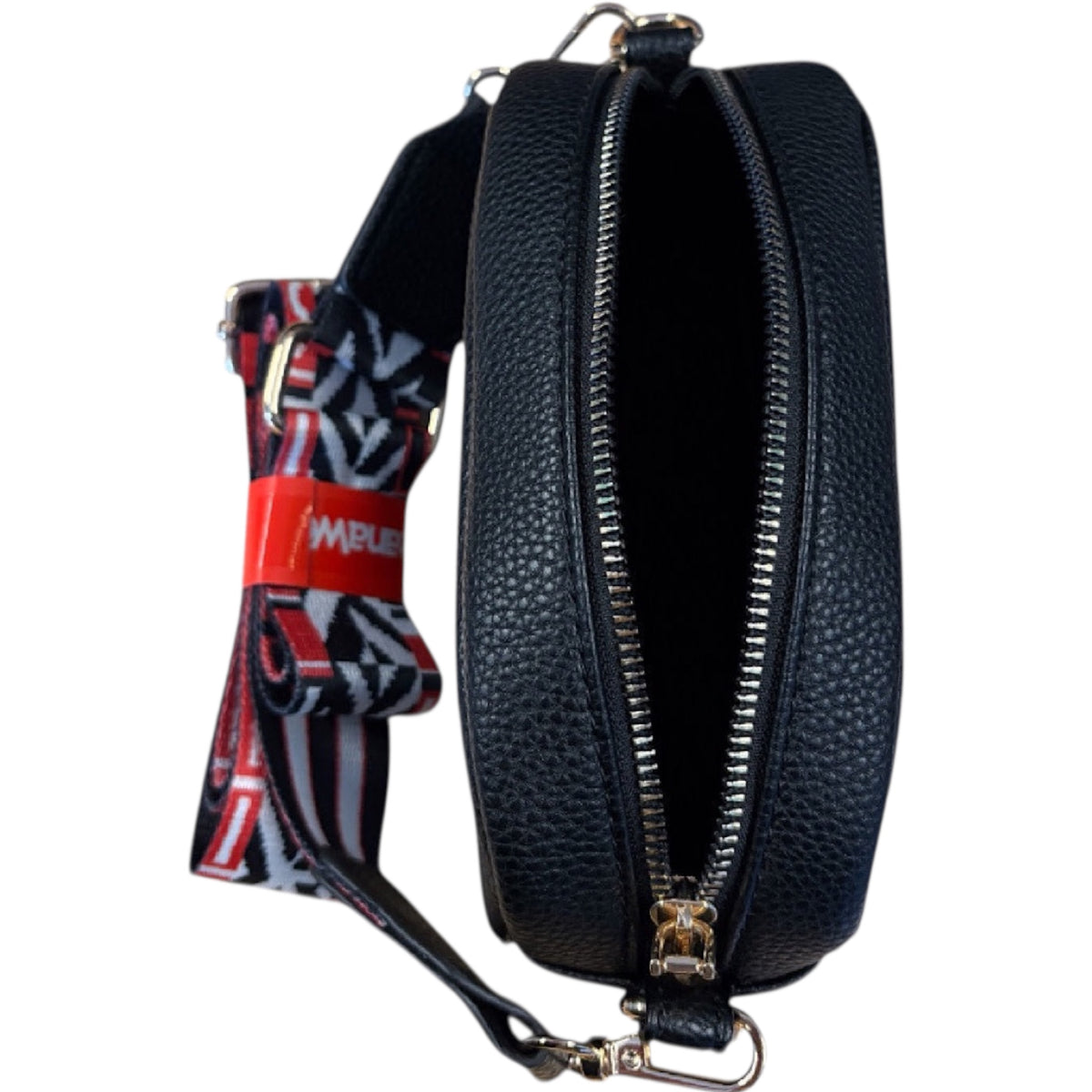 Montana West Black Textured Crossbody Bag