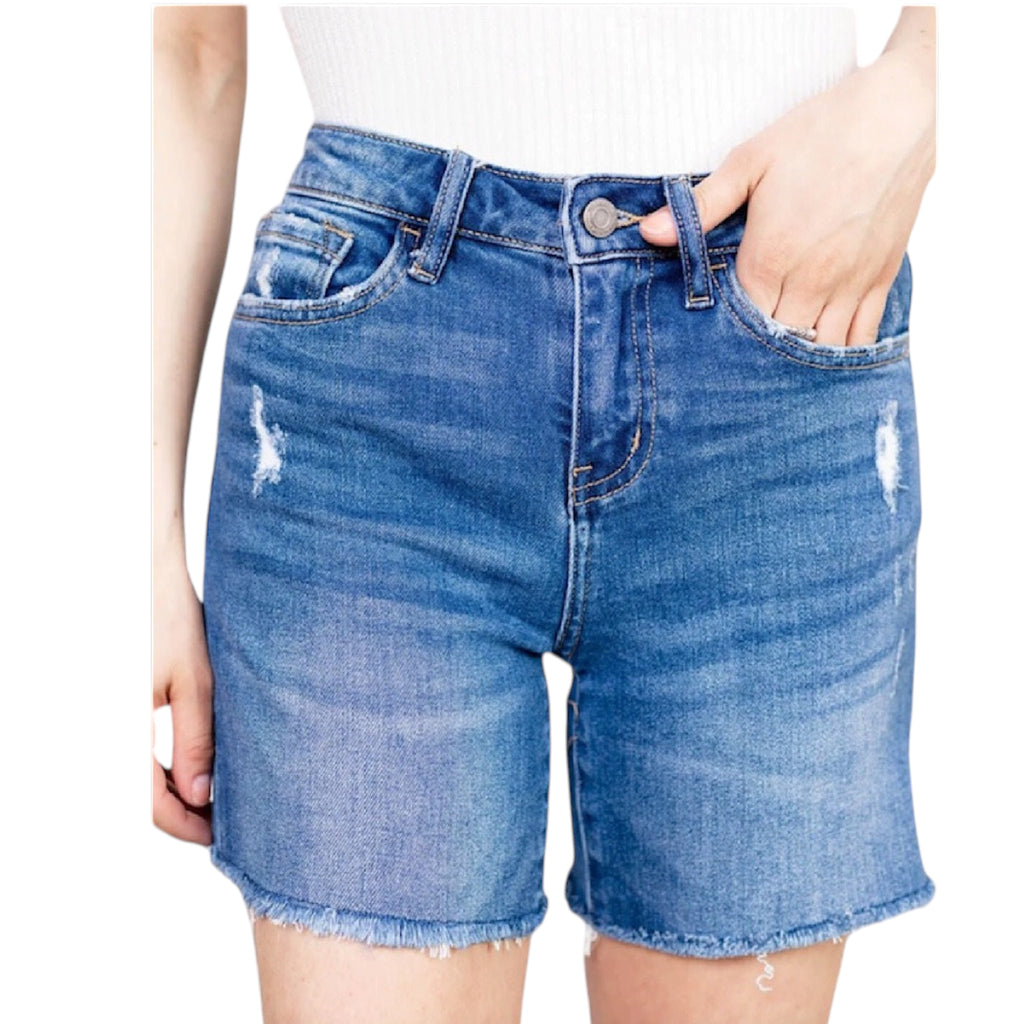 V2859 Mid Rise Midi Short
