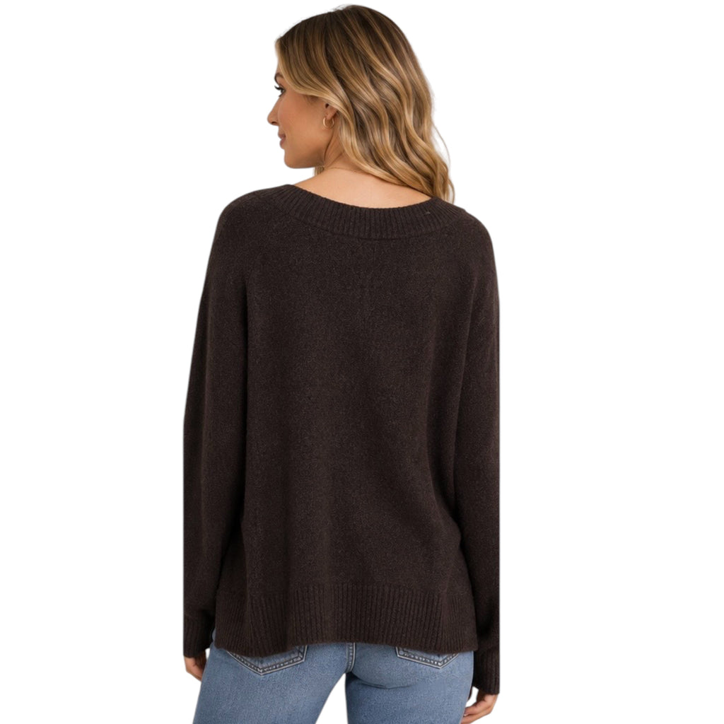 Long Sleeve V-Neck Sweater