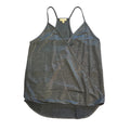 Lily White Black Metallic Tank Size M-RF
