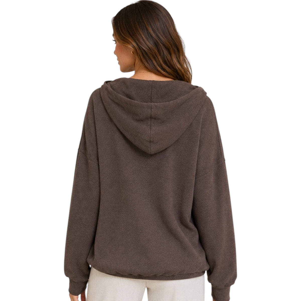 Expresso Hooded Cotton Sweatshirt
