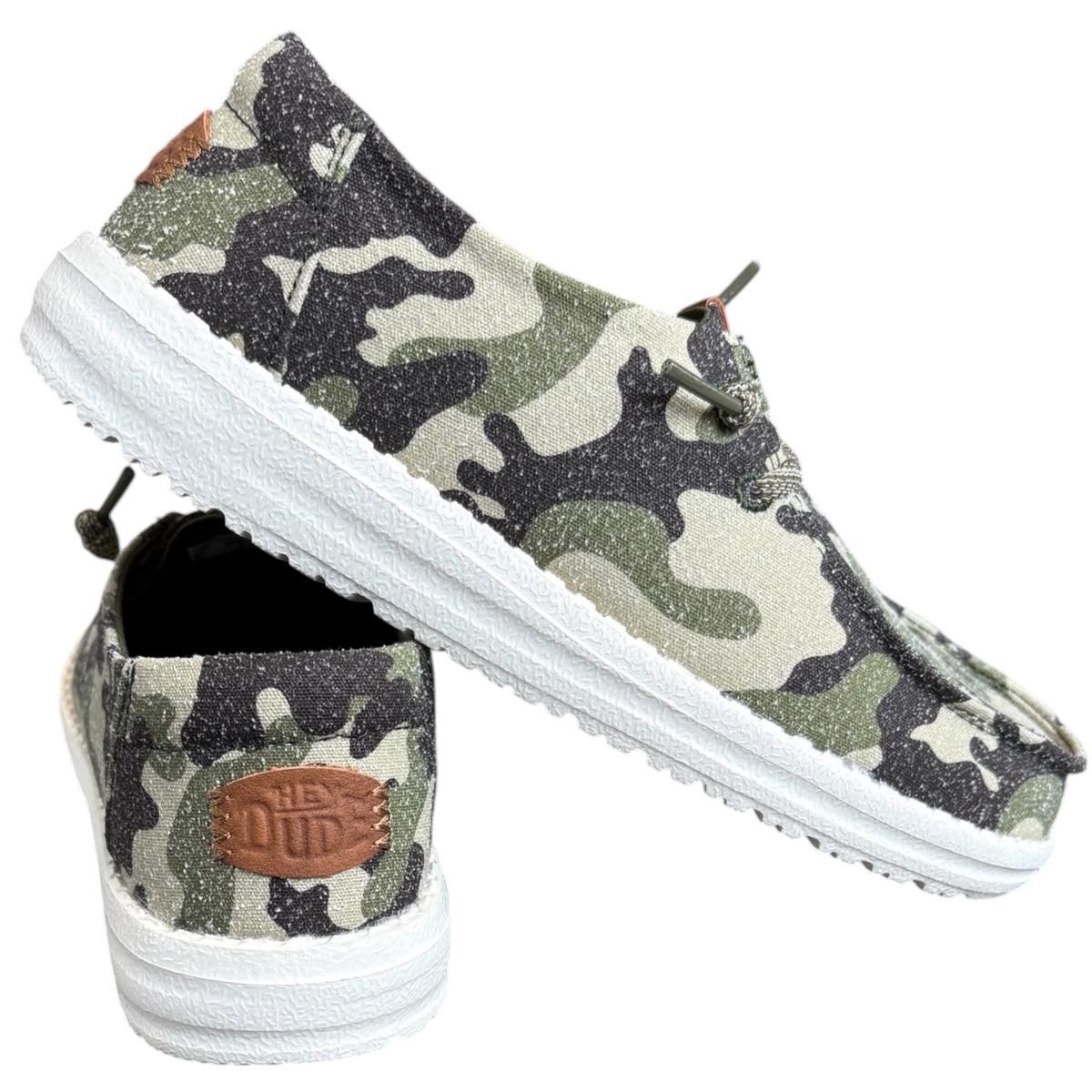 Hey Dude Wendy Essential Camo Olive Camo/ Multi