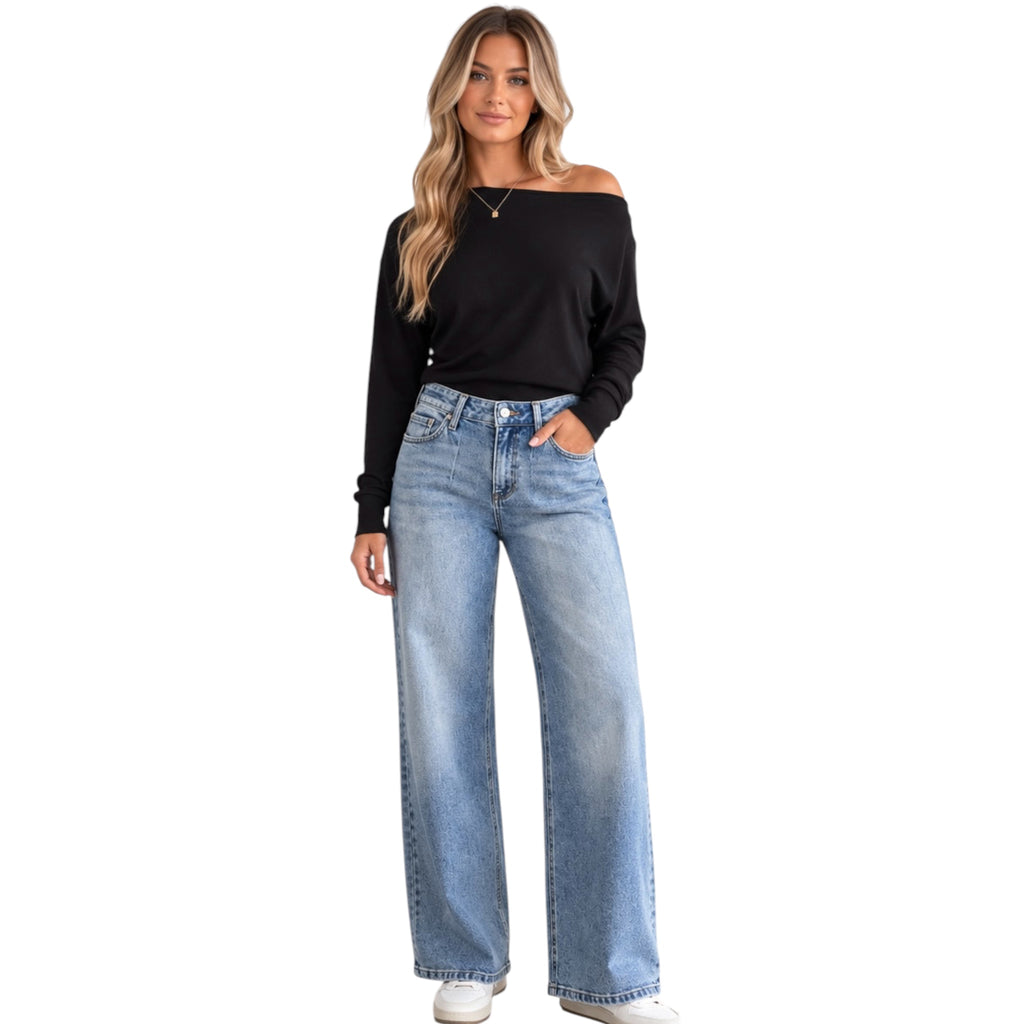 MICA MDP-W4072 Indigo L/R Wide Ankle Baggy Fit