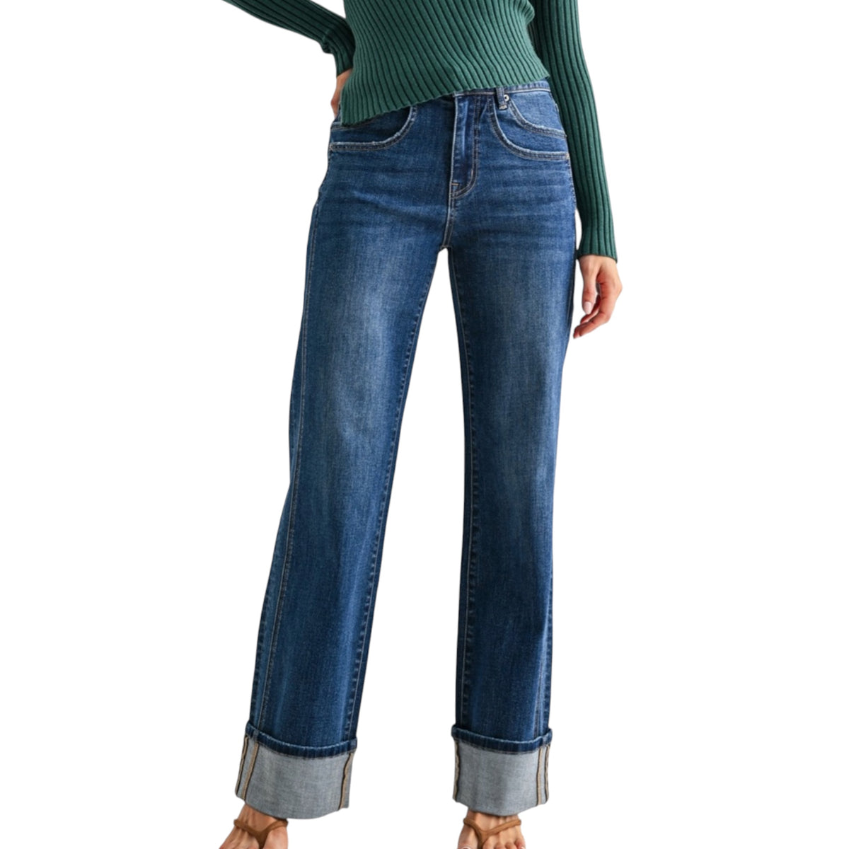 MICA MDP-W3951 H/R Slim Wide Cuffed Leg