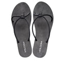 Volcom Black Fast Forward Flip Flop Sandals