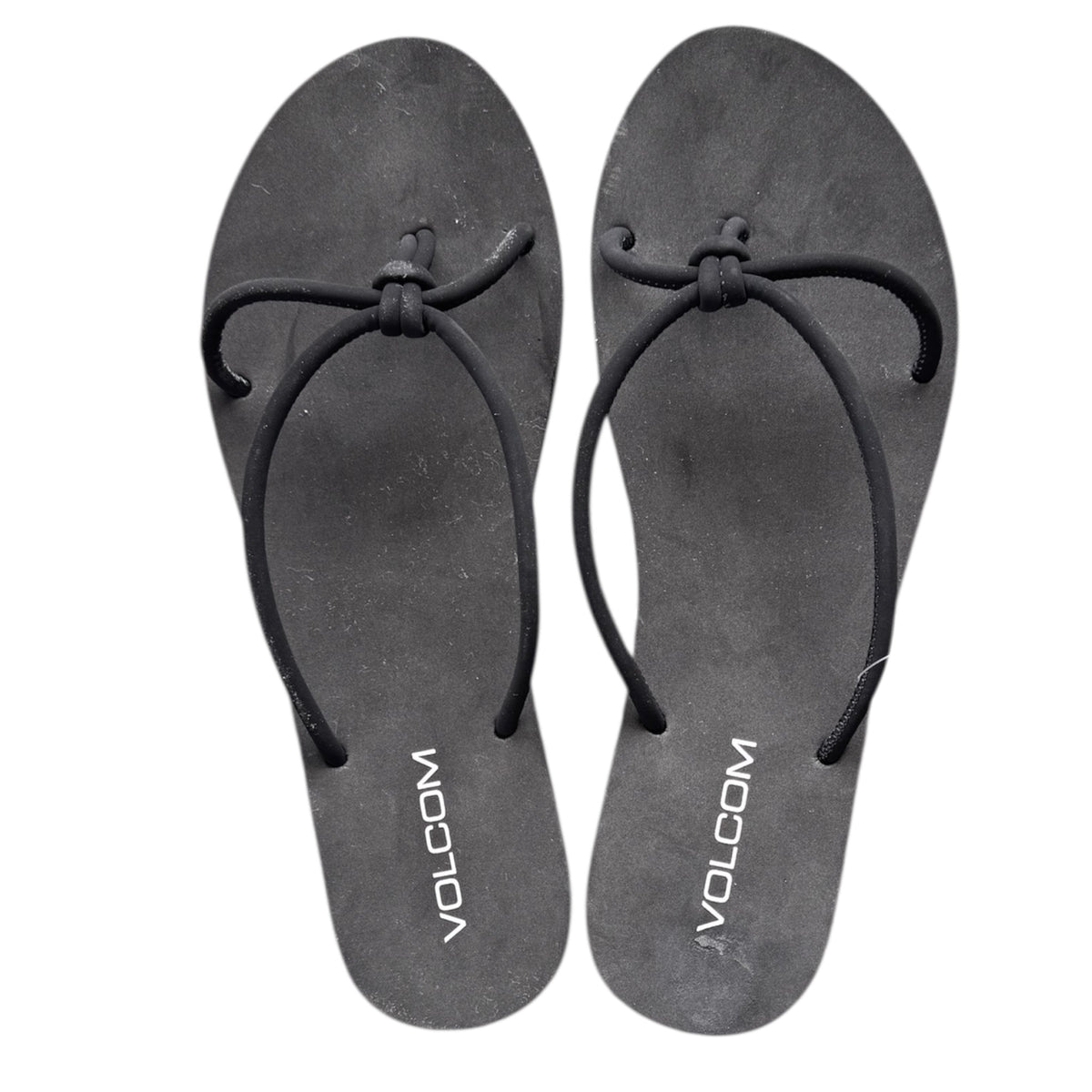 Volcom Black Fast Forward Flip Flop Sandals