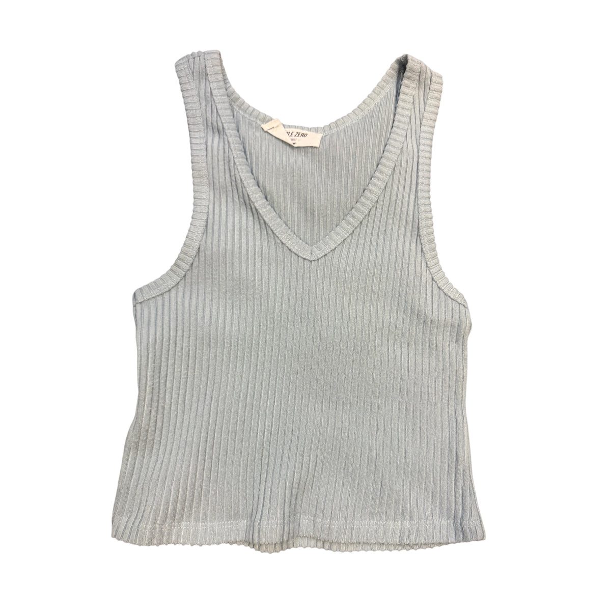 Double Zero Pale Blue Tank Top Size Small -RF