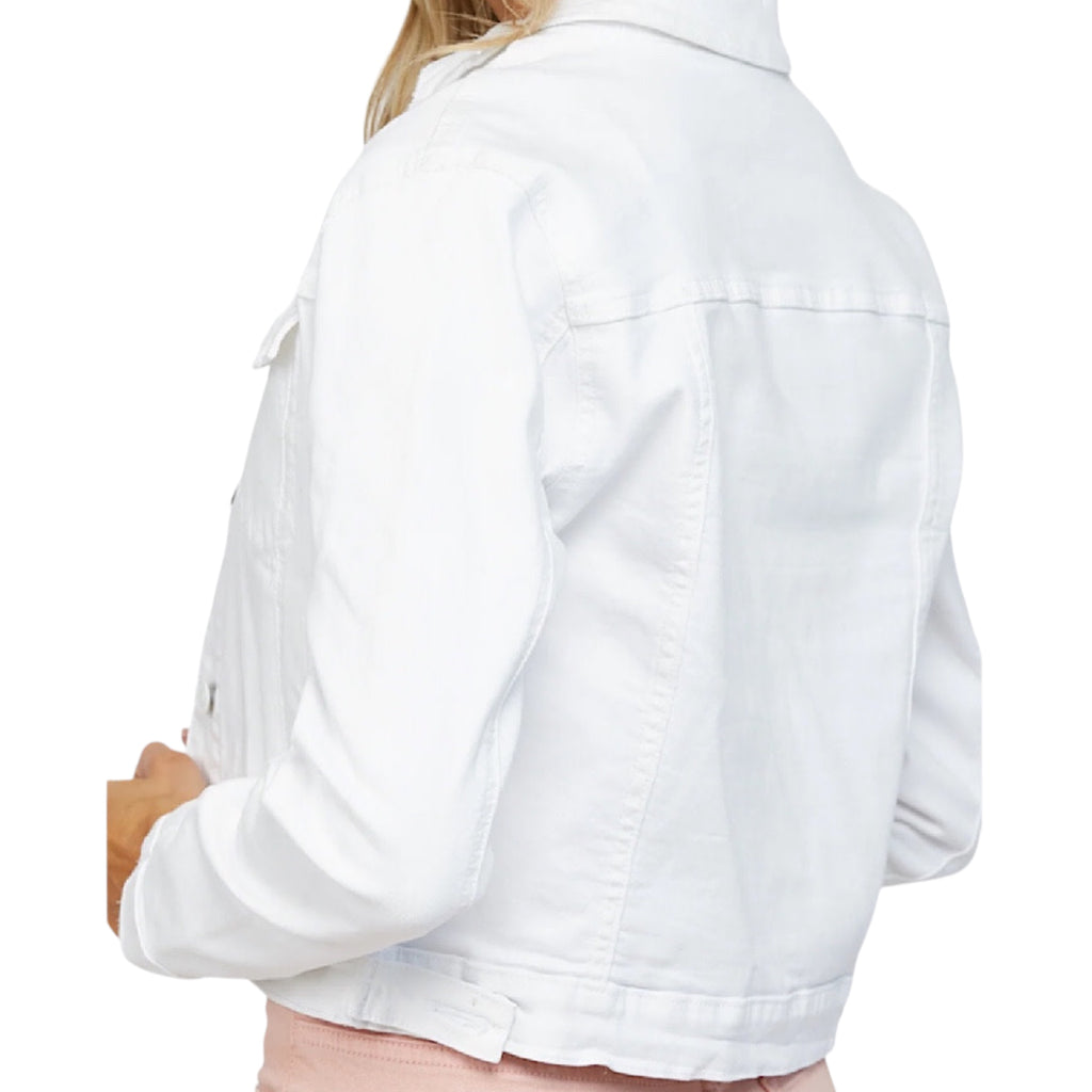 MICA MDP-J3012WH Stellamaris White Denim Jacket