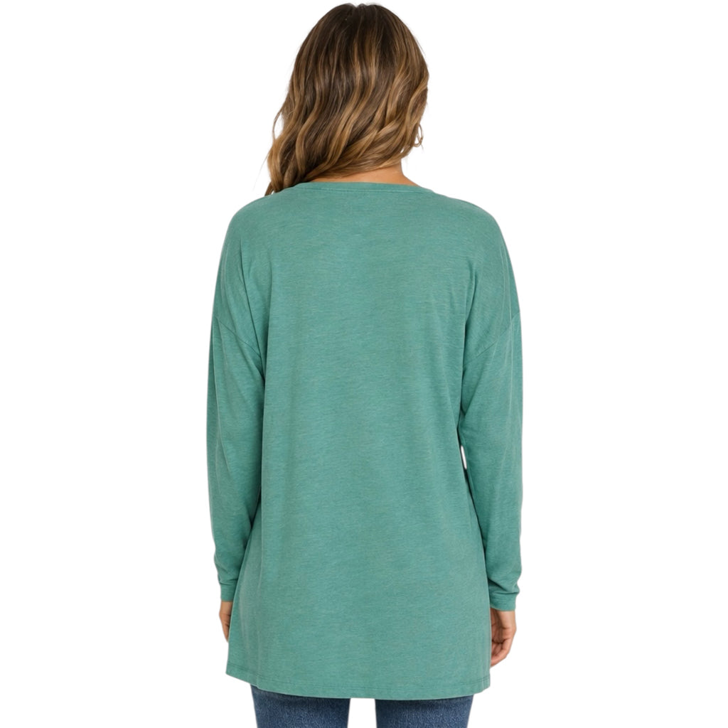 Z supply Super Chill LS Tee Amazon Green