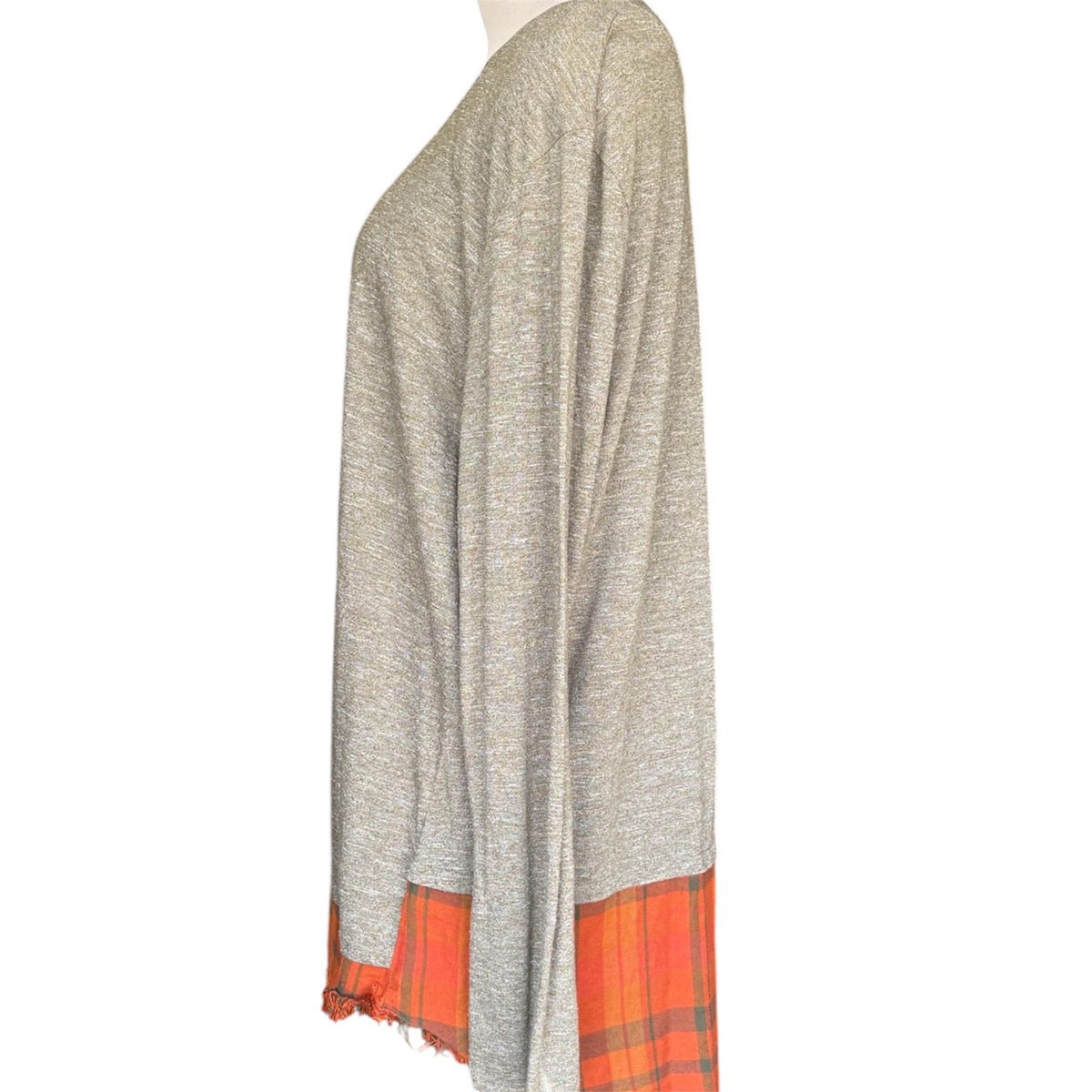Naturals Reflections Ladies Long Sleeve Olive Top Size 2X-RF