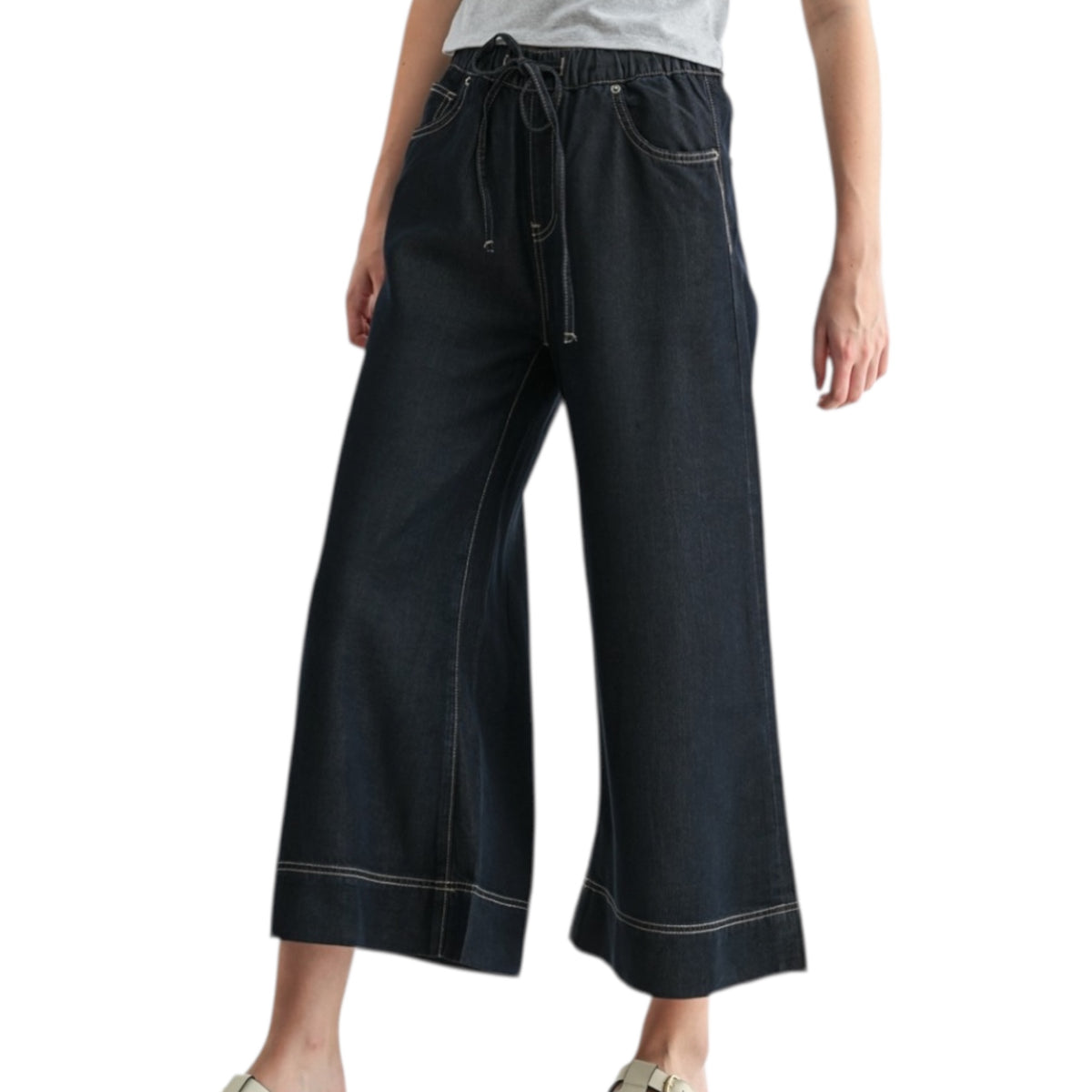 MICA MDP-G3868 Dark High Rise Wide Jogger