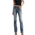 MICA MDP-B3763 Medium Wash Mid Rise Bootcut