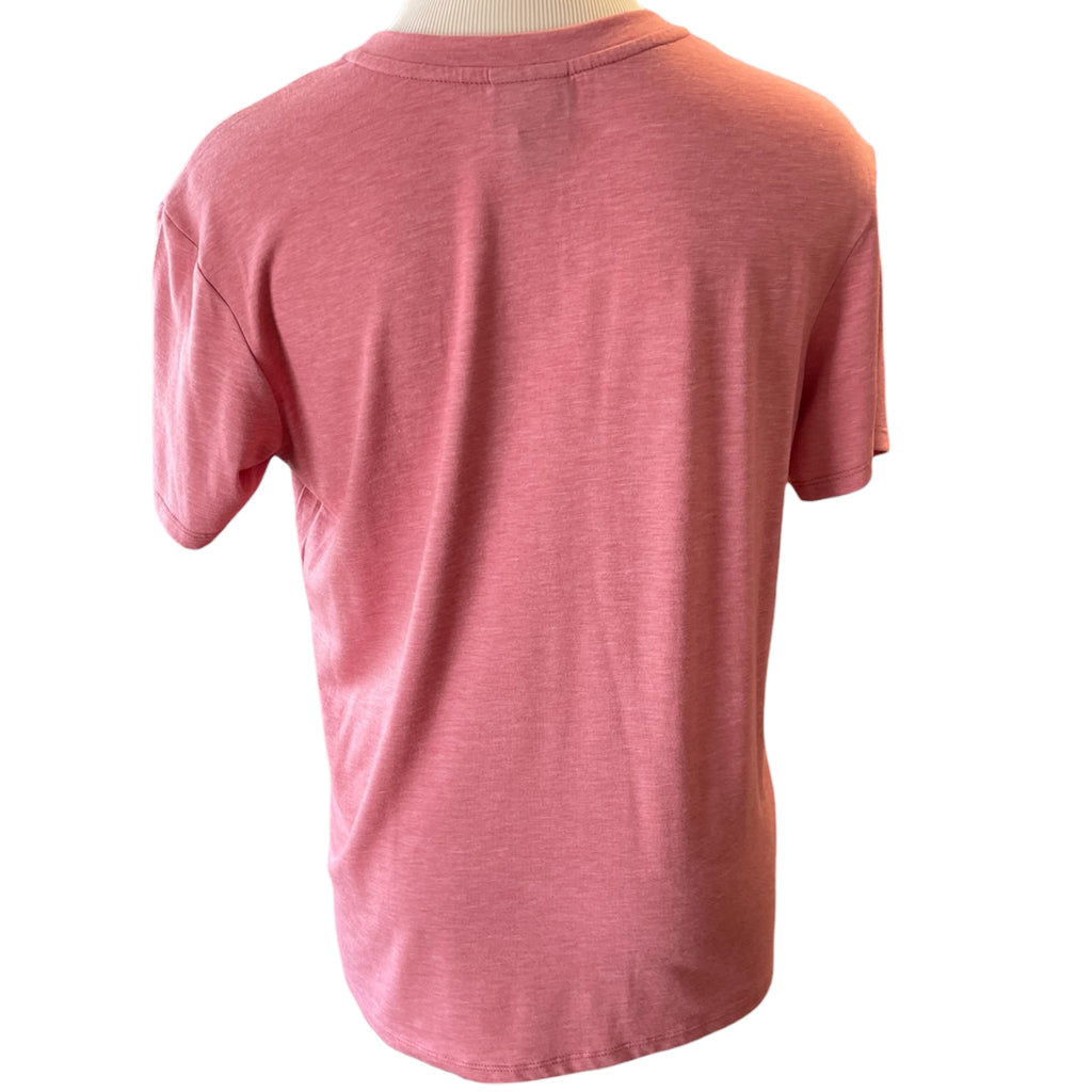 Oak & Trellis Dusty Rose Graphic Tee Size S - RF