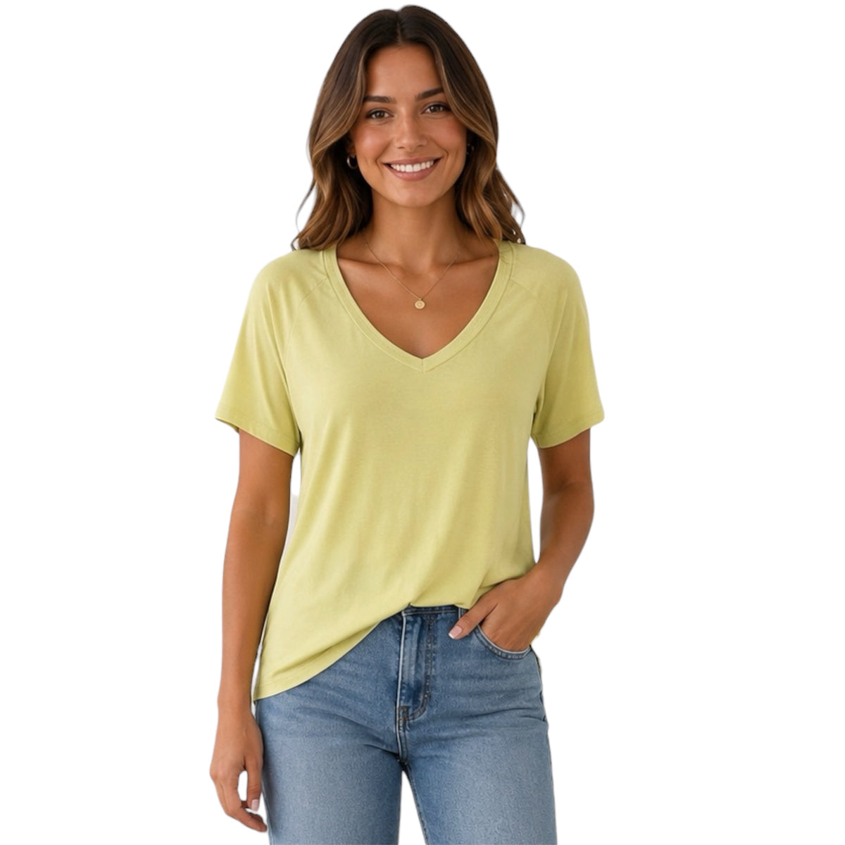 Lime Green Basic Tee