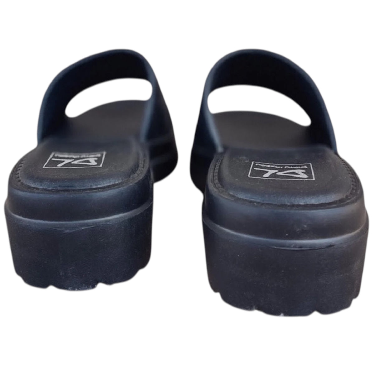 Dirty Laundry Black Lightning Eva Sandal