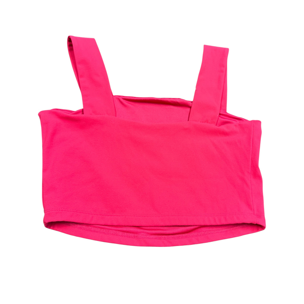 J.O. & Co. Hot Pink Crop Tank Top Size Small - RF