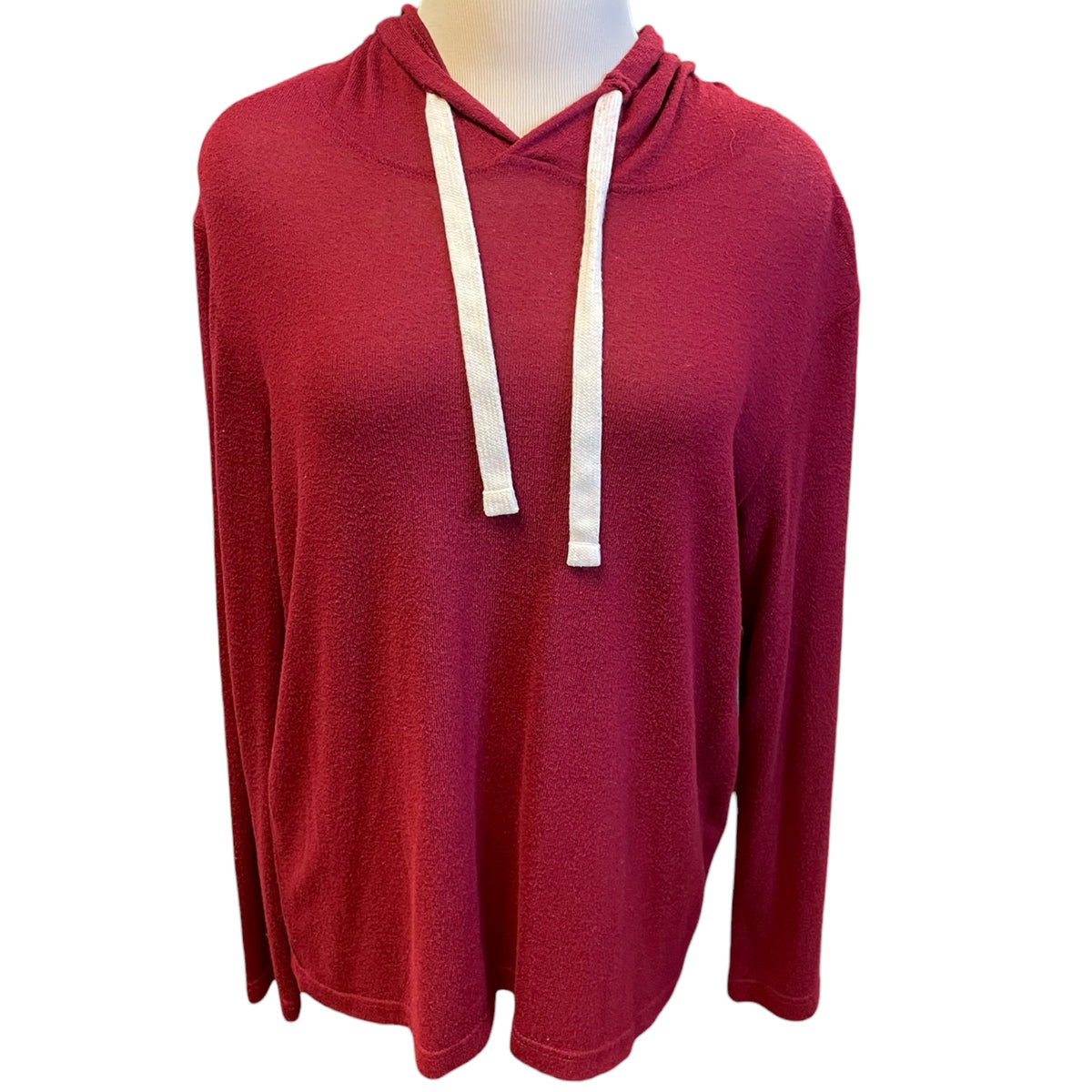 Zyia Active Burgundy Hooded Long Sleeve Top Size S - RF