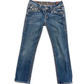 Rock Revival RRJ8126ST Medium Wash Straight Fit Jeans Size 27-RF