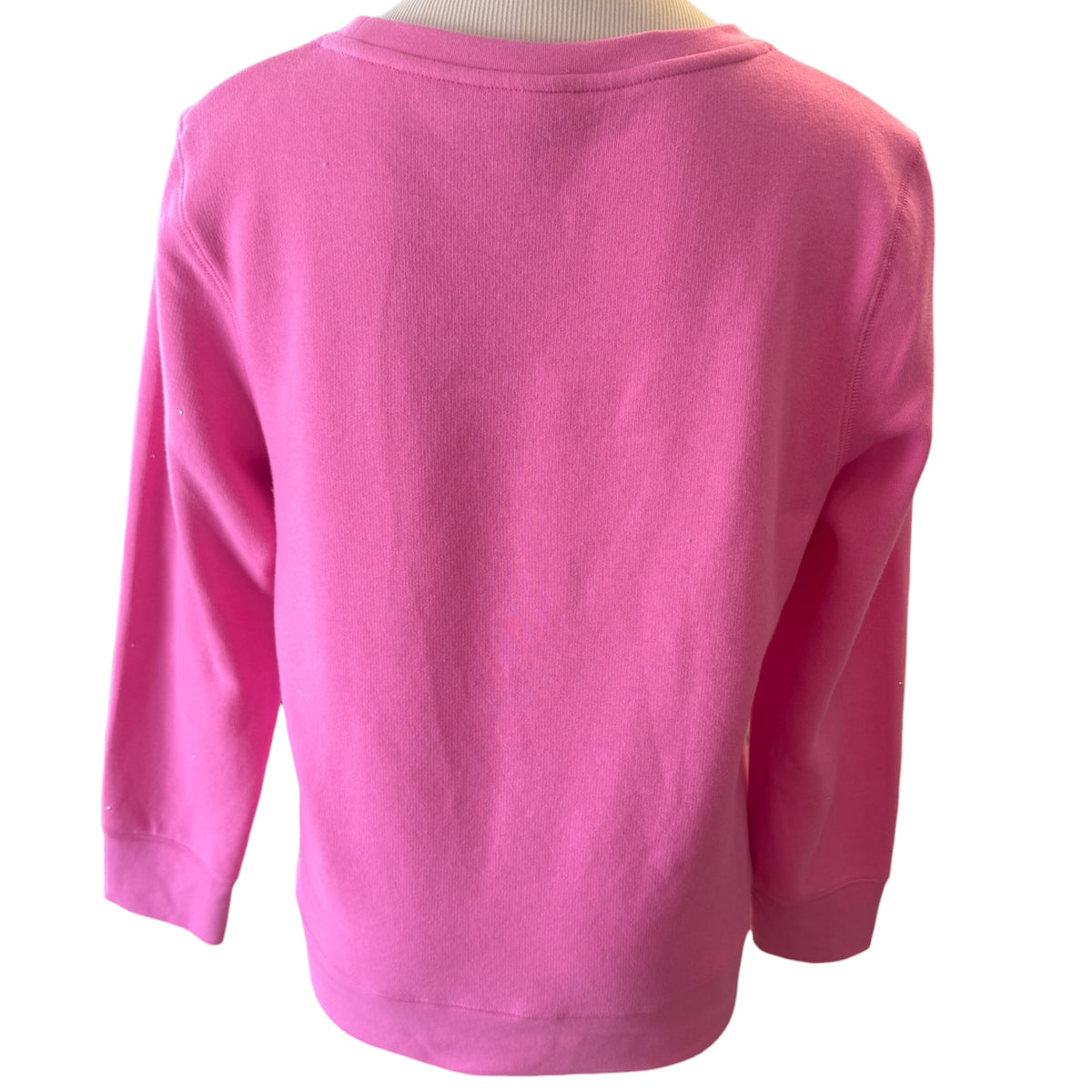 Thereabouts Pink Long Sleeve Rhinestone Sweatshirt 2XL - RF