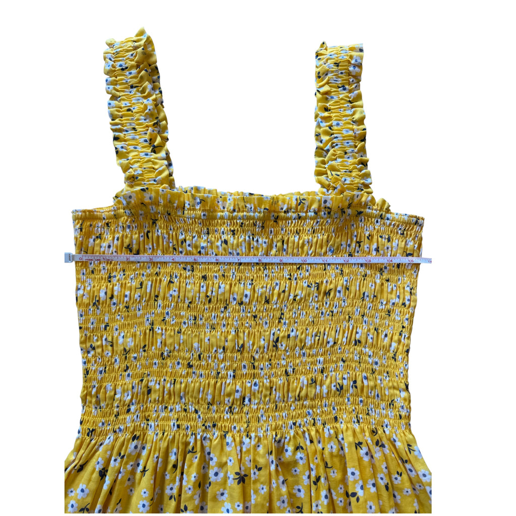 Kate Spade Yellow With White Flowers Top Size XL -RF