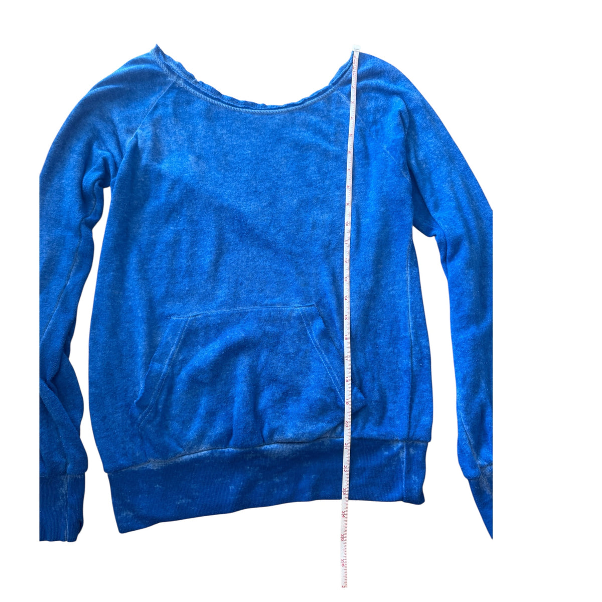 Ocean Drive Royal Blue Long Sleeve Top Size Small - RF