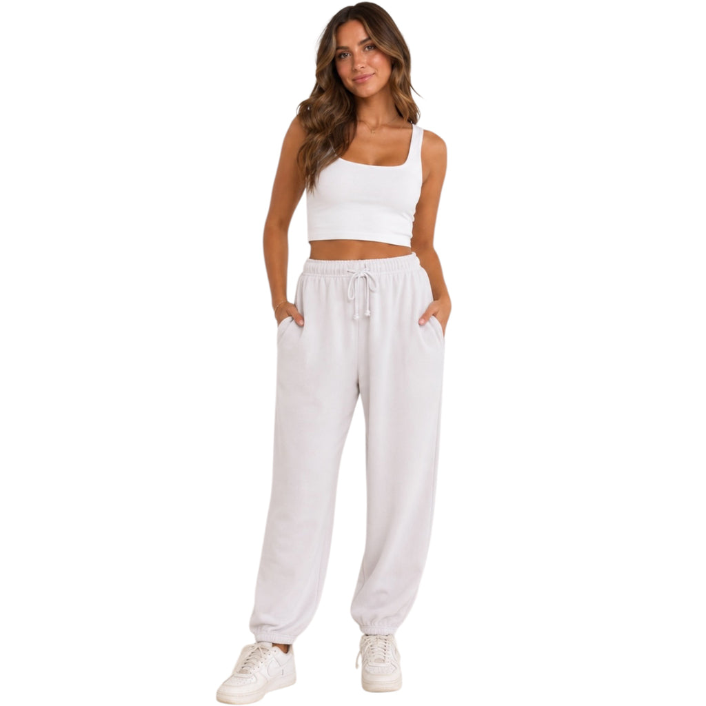 Z Supply Stadium Jogger Winter White