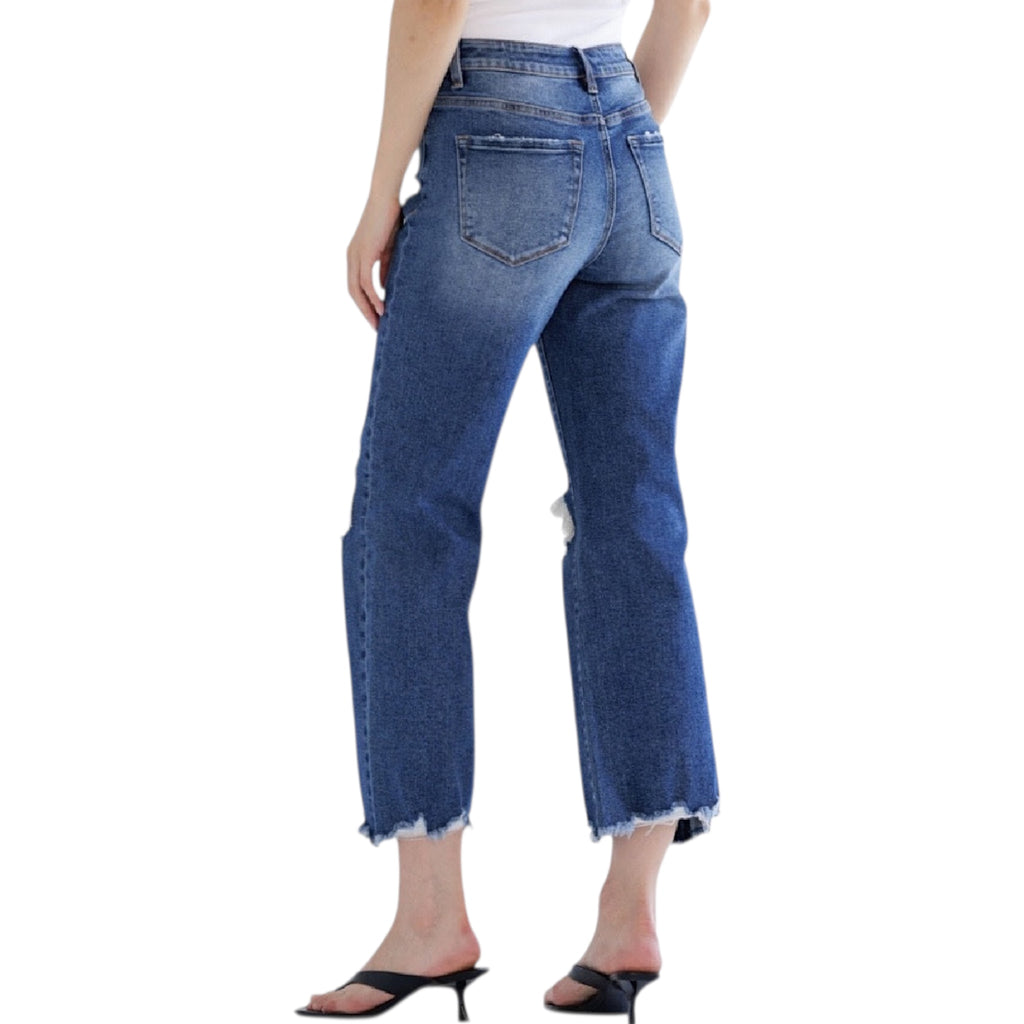 MICA MDP-F3048M 90's Vintage Crop Flare Jean