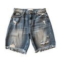 KanCan KC8585M Medium Wash Bermuda Shorts Size 1/24-RF