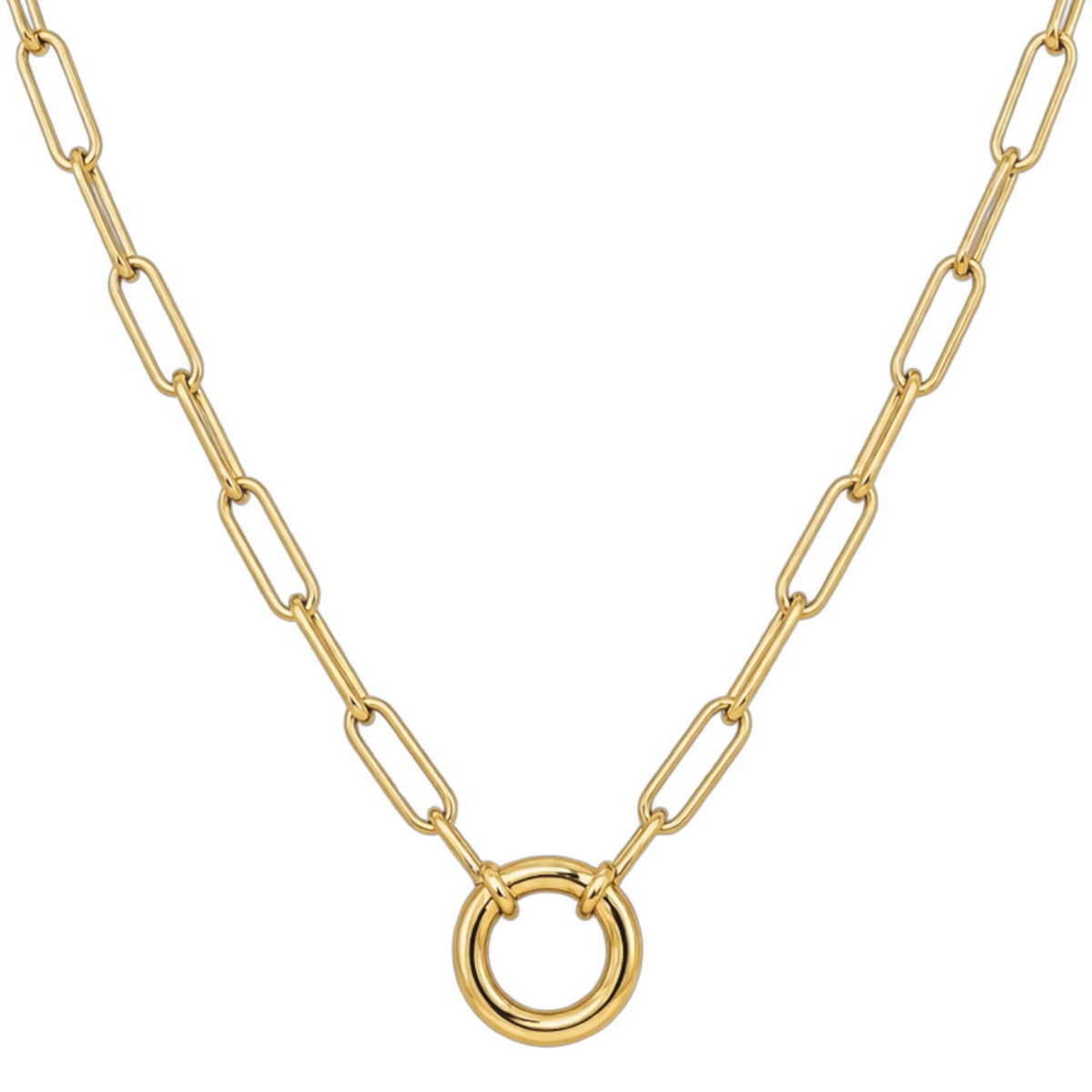 Gold Plated Charm Necklace