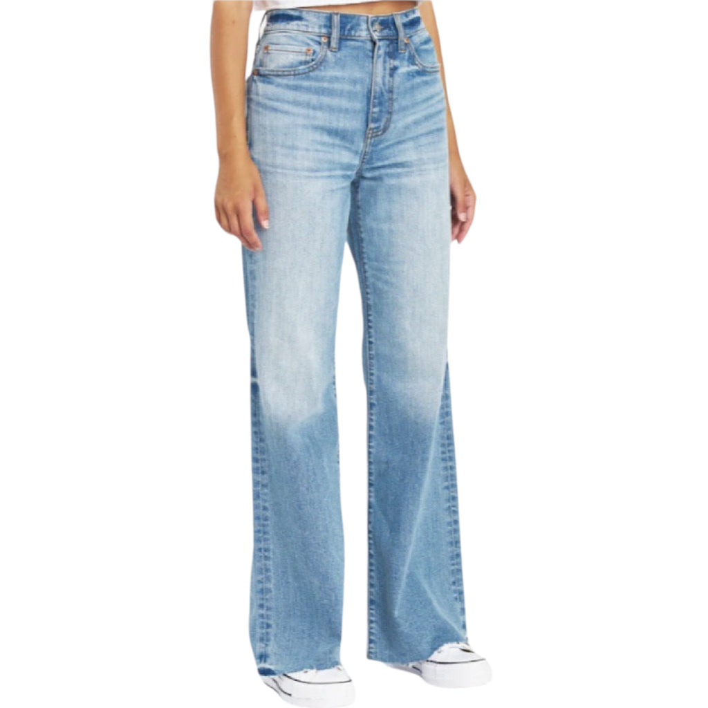 DAZE D6205COT-FLG Far Out High Rise Wide Leg