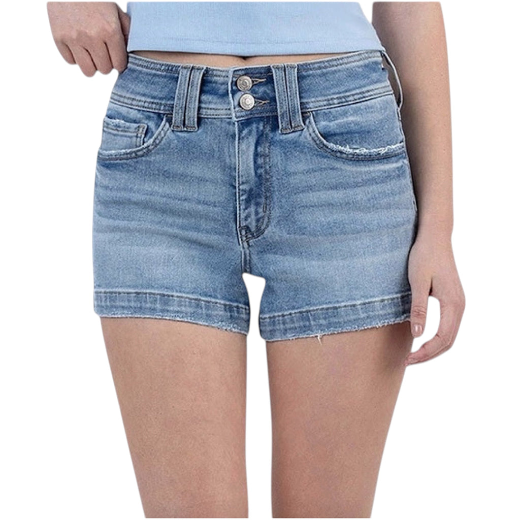 LV1637 H/R 2 Button Waistband Shorts