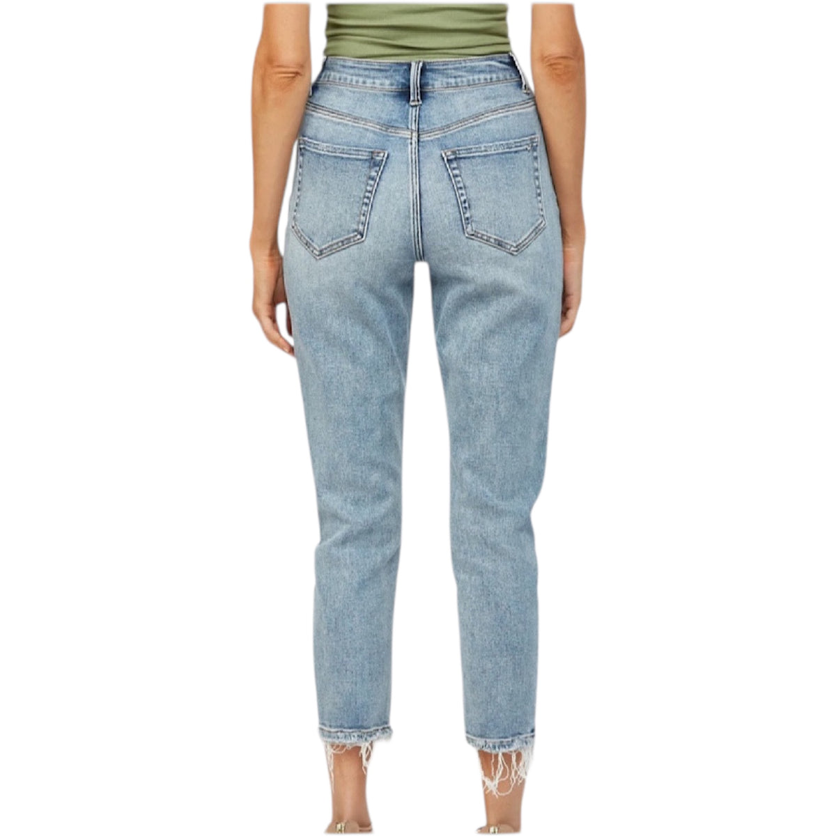 MICA MDP-M168 Stretch Super High Rise Mom Jean
