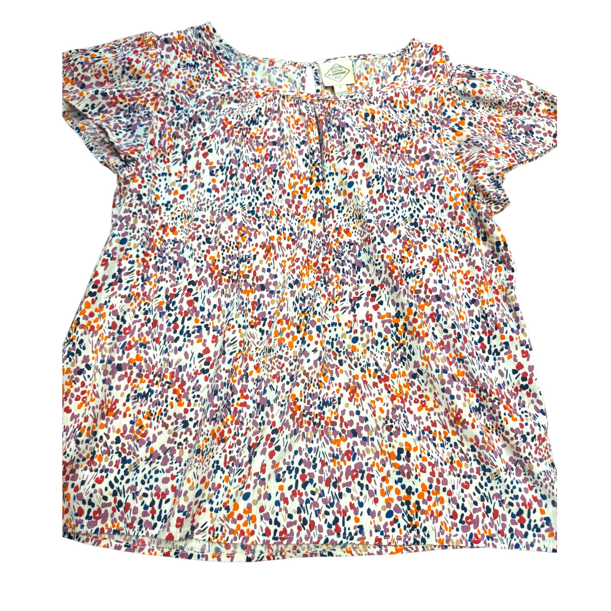 St. John's Bay Multi-Color Speckled Top Size Small - RF