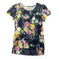 Maurices Dark Navy Floral Top Size XS - RF
