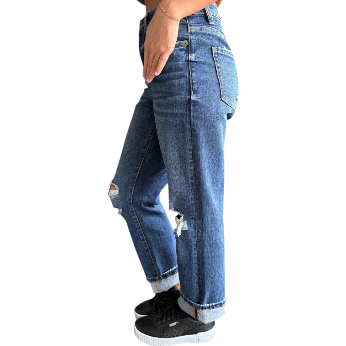 MICA MDP-T508 Dark Wash Dad Jean Size 25-RF