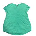 Liz Claiborne Shamrock Green V-Neck Shirt Size Small - RF