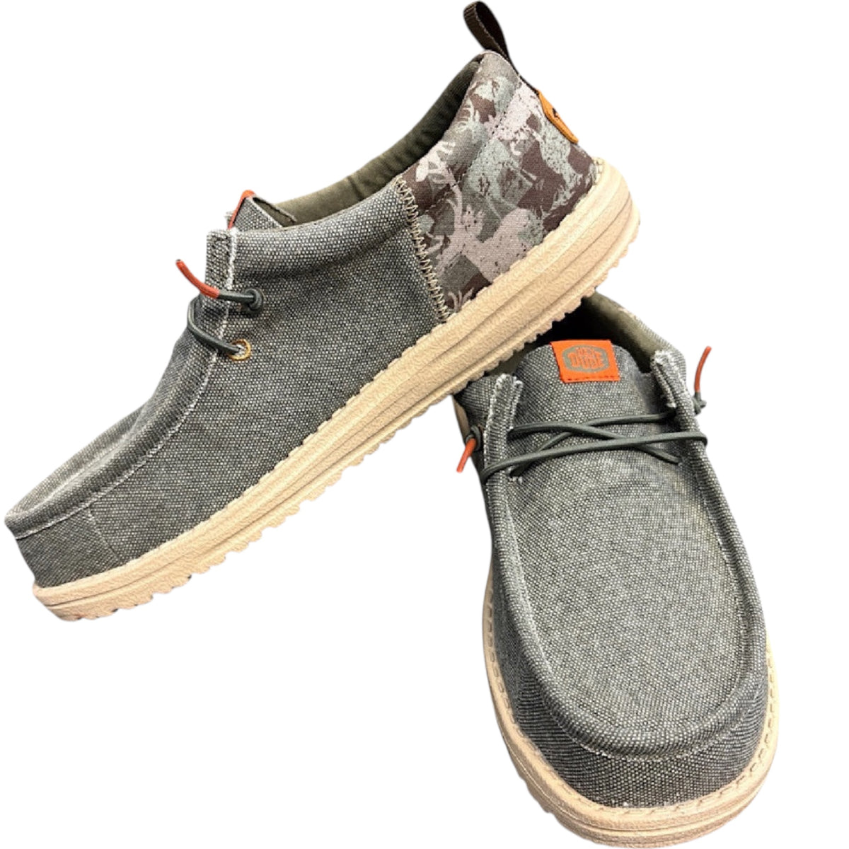Hey Dude Wally Funk Hunt Camo Olive