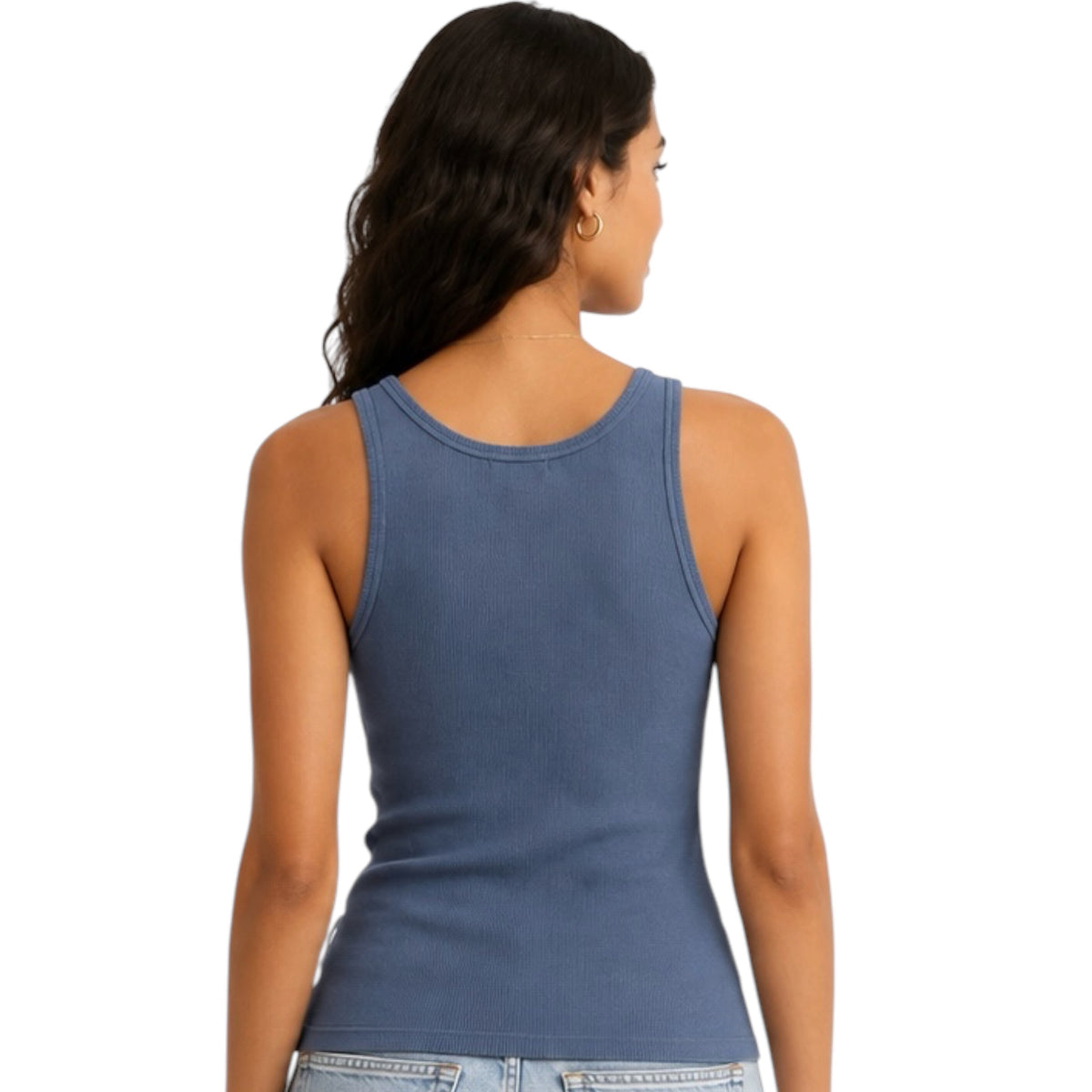 Z Supply Classic Scoop Tank Vintage Indigo