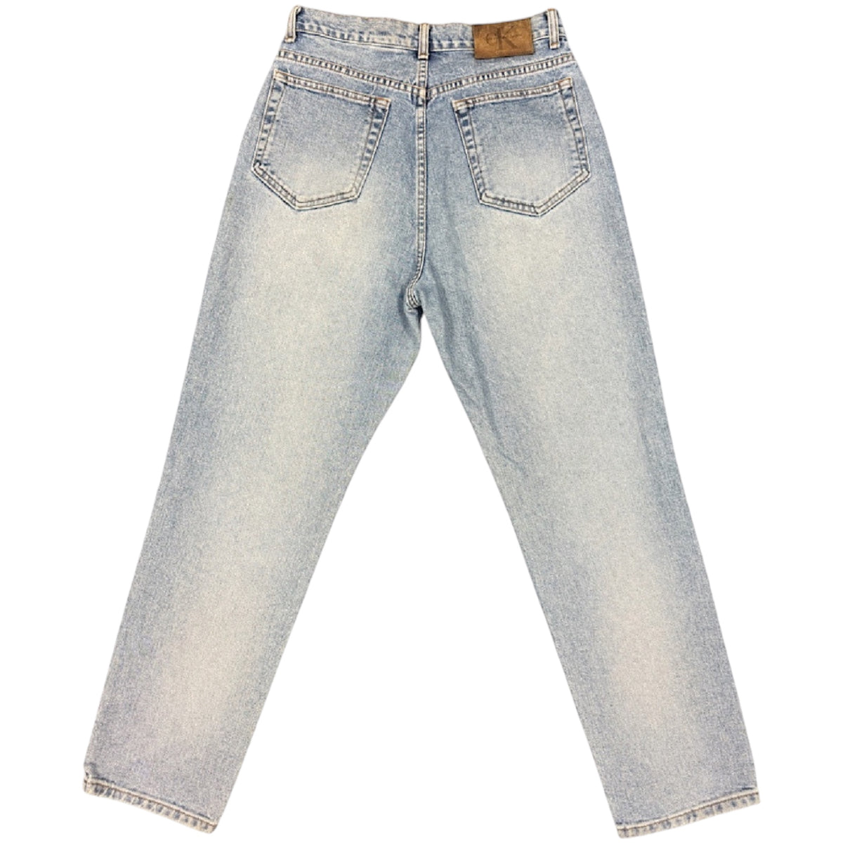 Calvin Klein Medium Wash Straight Fit Jeans Size 12-RF