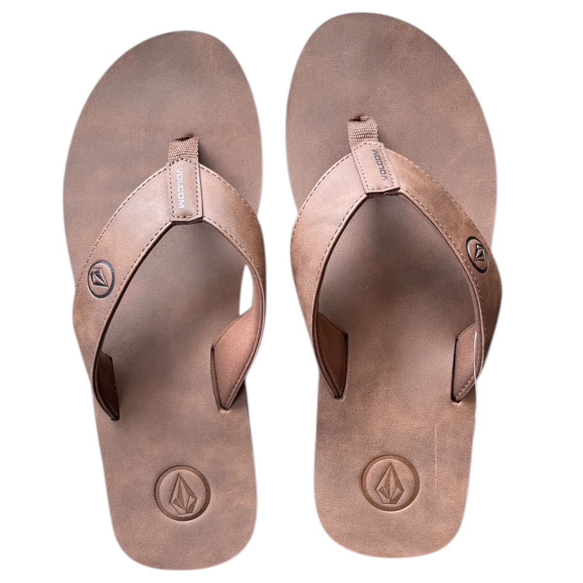 Volcom Brown Flip Flop Sandals