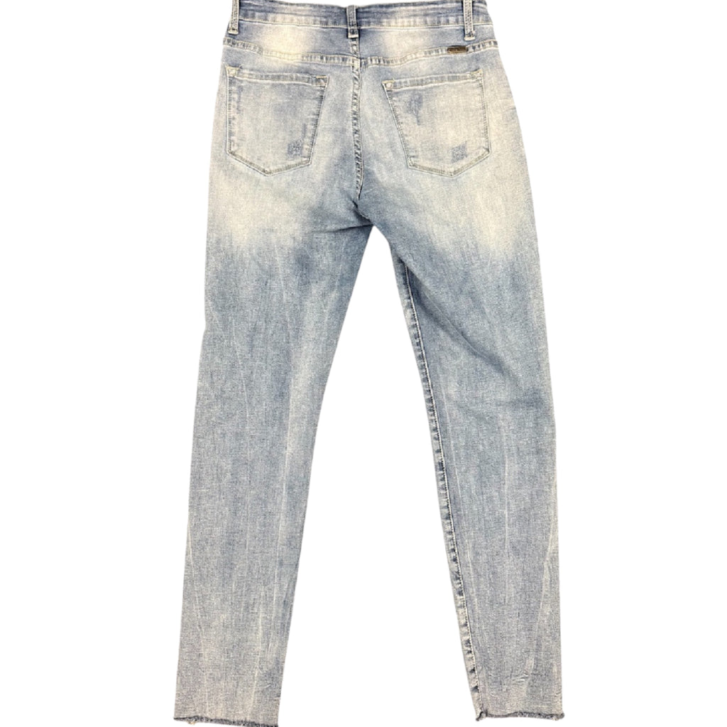 KanCan VBK1178A  Light Wash Distressed Skinny Fit Jeans Size 29-RF