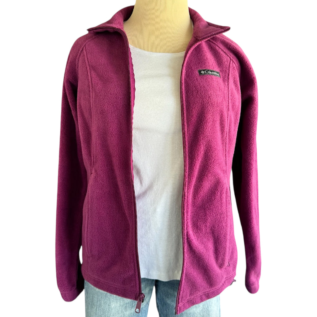 Columbia Purple Fleece Jacket Size Small-RF