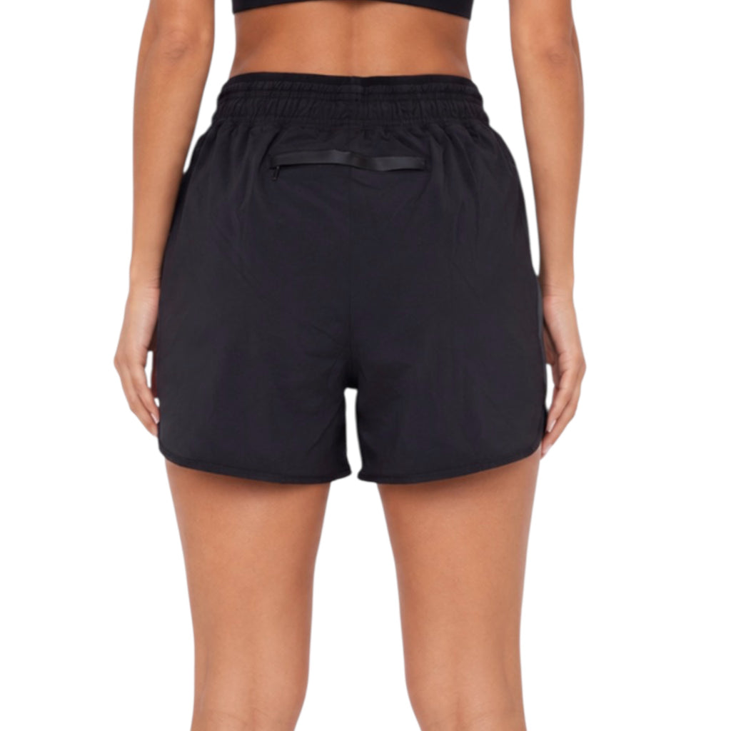Black Toggle Drawstring Shorts