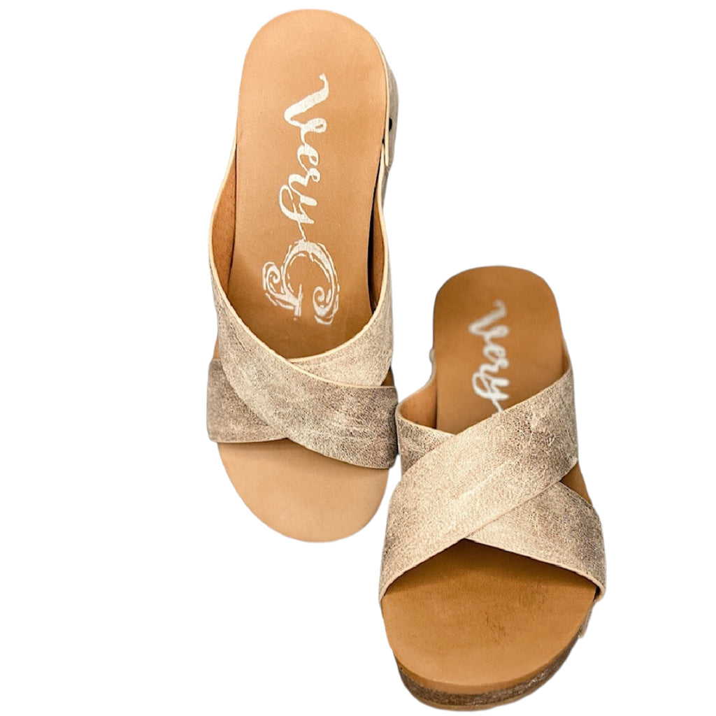 Very G Hero Cream Wedges