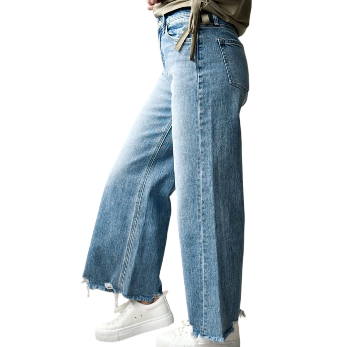 Vervet T7309 Ingenious Wide Leg Jean