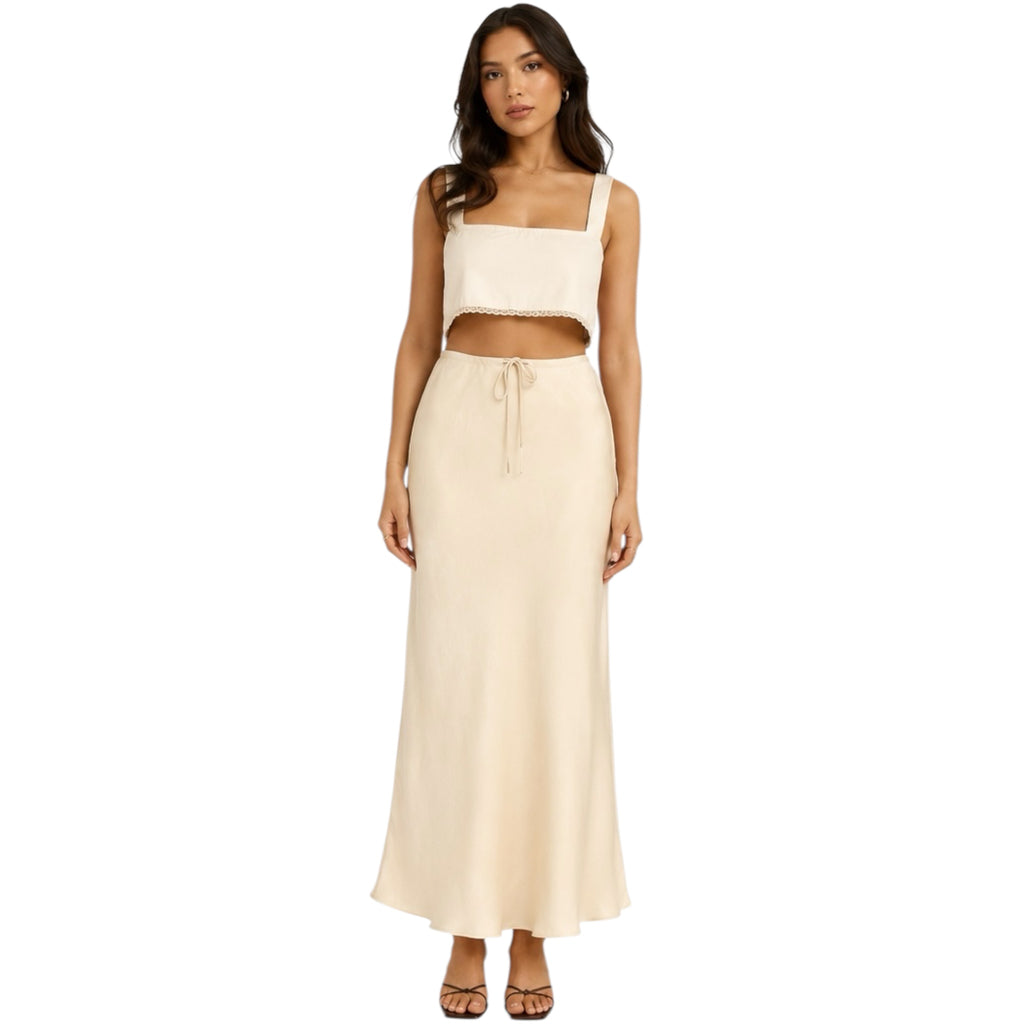 Z Supply Viva Skirt Island Coconut