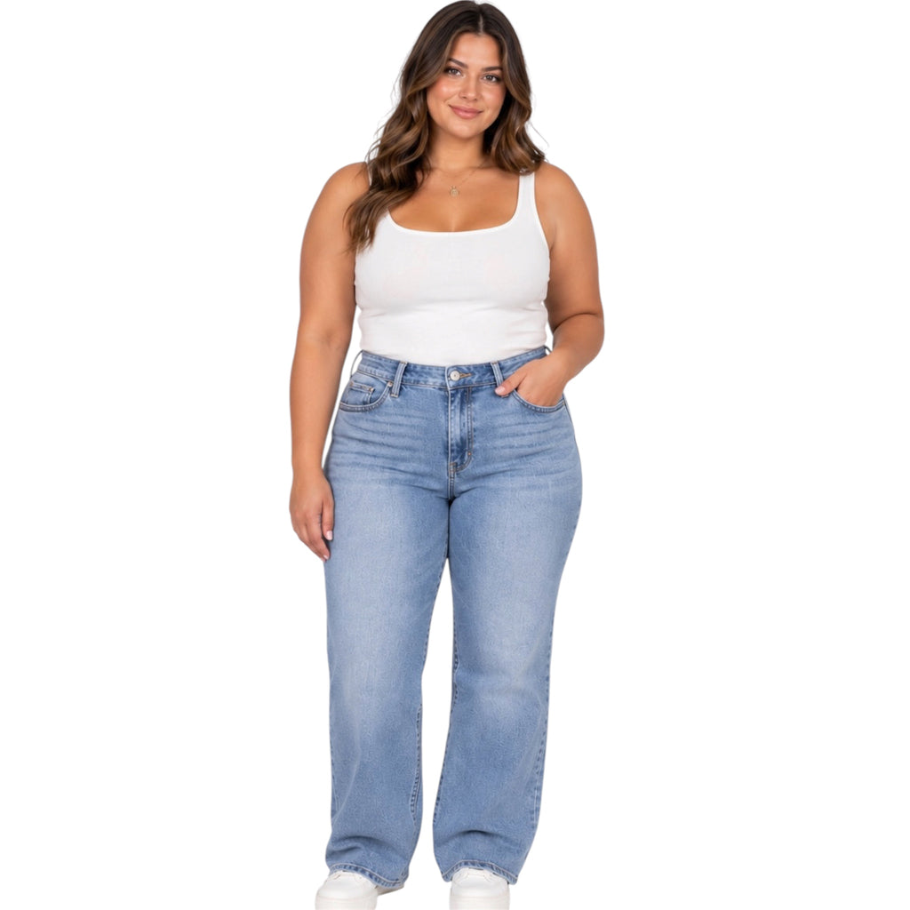 Judy Blue JB82337LT-PL Plus Mid Rise Bootcut