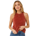 Scarlet Fuzzy Sweater Tank